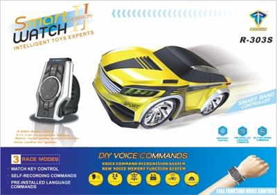 2代新改版（黄）              智能三模手表声控车 - OBL813341