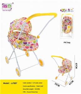 Baby sunshade trolley (iron) eva wheel - OBL813492