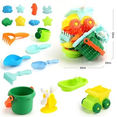Soft rubber covered 18 times beach small bucket - OBL813748