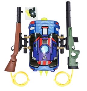 Blue double tank gun clip backpack (about 3.2 L capacity) - OBL814214