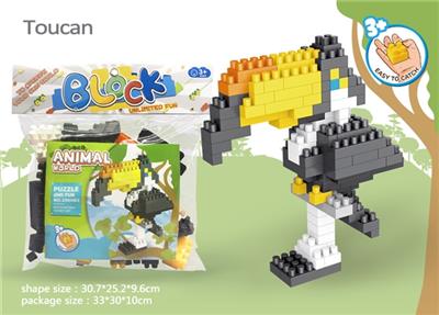 大嘴鸟大颗粒积木（130PCS） - OBL814623