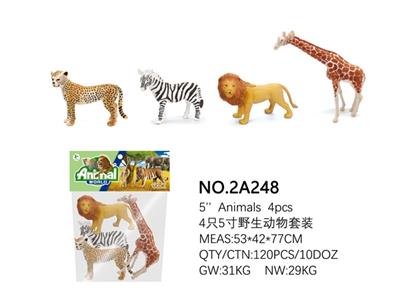 4只5寸野生动物套装 - OBL814779
