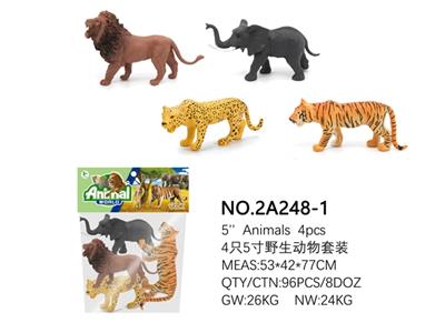 4只5寸野生动物套装 - OBL814780