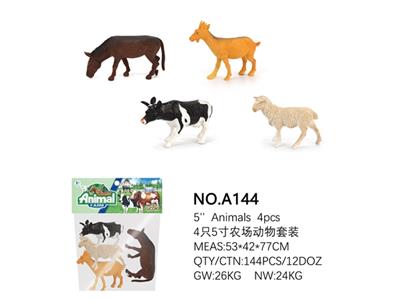 4只5寸农场动物套装 - OBL814790