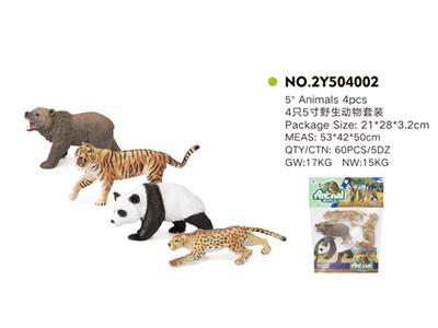 4只5寸野生动物套装 - OBL814962