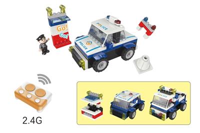 大颗粒威风小警车遥控 - OBL815046