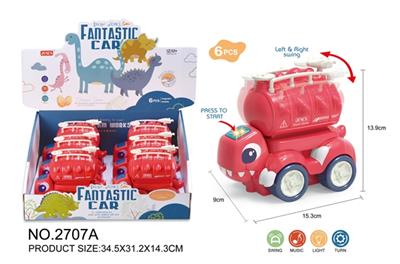 Electric fire truck lights (music) dinosaurs - OBL815111