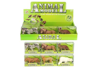 仿真模型动物 12pcs - OBL815130