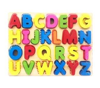 Color wood English letters - OBL815145
