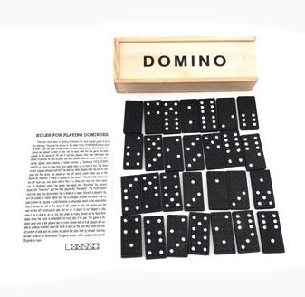 Wooden 28 PCS mino dominoes - OBL815169