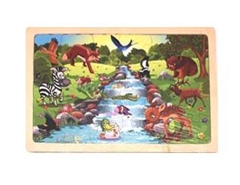 22.5 * 25 cm wooden puzzles 24 PCS - OBL815192