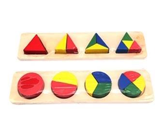 22.5 * 5.5 CM wooden small geometry pattern - OBL815205