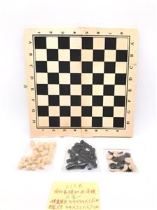 木制44CM宽国际象棋加西洋棋 - OBL815226