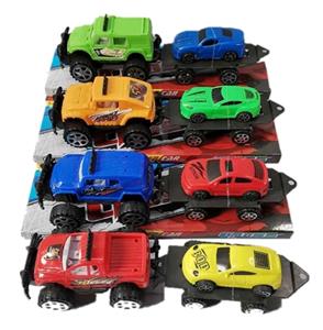 实色惯性越野赛车带拖滑行小车 - OBL815622