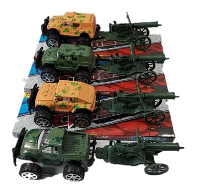 Solid color inertia cross-country camouflage a vehicle towing taxi cannon - OBL815627