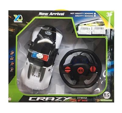 1：14重力感应布加迪带前灯遥控警车（不包电） - OBL815782