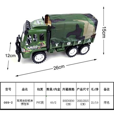 惯性军用迷彩帆布车 - OBL815852