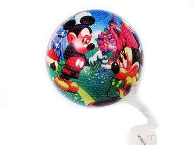 9 inches mickey Minnie color printing ball - OBL816024