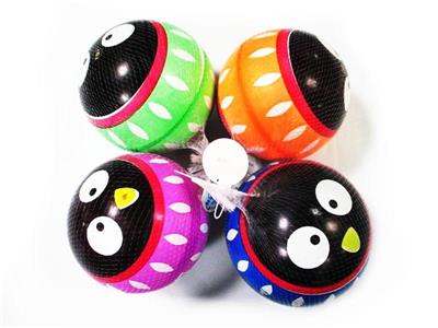 9 inches animals face color printing ball - OBL816036