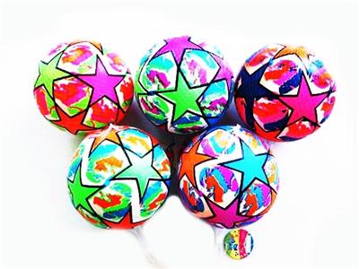 9 inches pentagram color printing ball - OBL816039