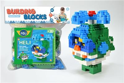 珀利警车—  HELI直升机大颗粒积木（204PCS） - OBL816127