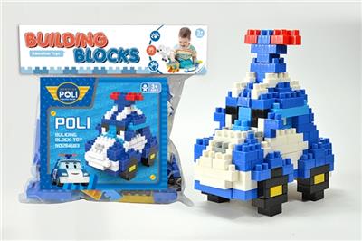 珀利警车—  POLI警车大颗粒积木（209PCS） - OBL816128