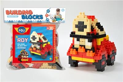 珀利警车—  ROL消防车大颗粒积木（224PCS） - OBL816129