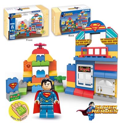 超人兼容乐高大颗粒积木（58PCS） - OBL816210