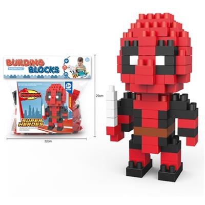 超级英雄-死侍大颗粒积木（118PCS） - OBL816226