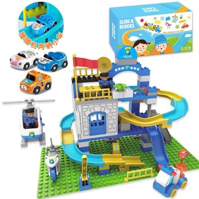 警察轨道兼容乐高大颗粒积木（180PCS） - OBL816227
