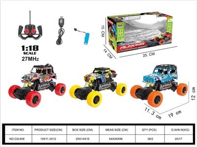 Climbing car 1:18 cross lights - OBL816265