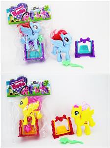 饰品马配宠物秋千套装（2款混装） - OBL816320