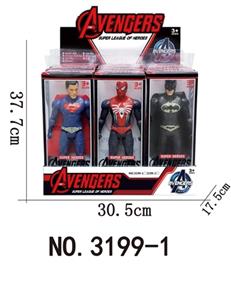 Batman spider-man superman 23 cm (12 / box) - OBL816471