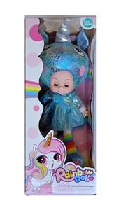 20 inch blue iridescence unicorn - OBL817218