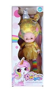 20 inch yellow iridescence unicorn - OBL817219