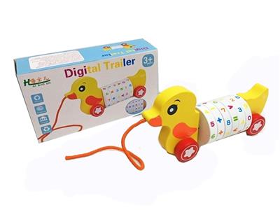 Wooden duck digital drag car - OBL817354