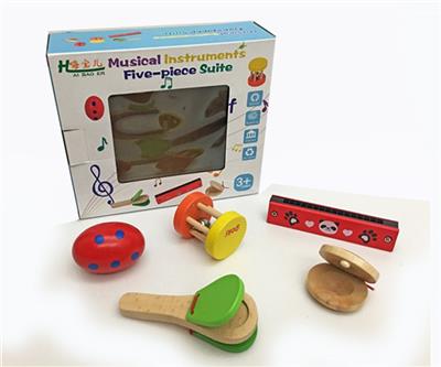 Wooden instruments covered 5 times - OBL817357