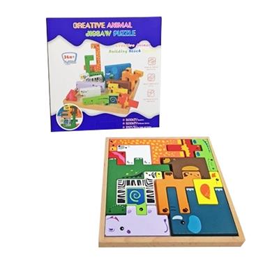 木制创意动物积木 - OBL817387