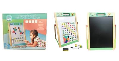 Wooden portable magnetic tablet blackboard kandy - OBL817395