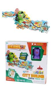 DRAWBOT line tracking robot with 140 piece jigsaw puzzle kit - OBL817418