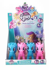 展示盒投影灯光音乐小马（12只一盒） - OBL817701