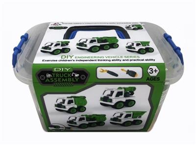 DIY disassembling defense car triad plus freight car - OBL818207