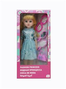 18-inch live eye hair Spanish accessories bring IC fashion girl - OBL819255
