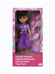 18-inch live eye hair Spanish accessories bring IC fashion girl - OBL819282