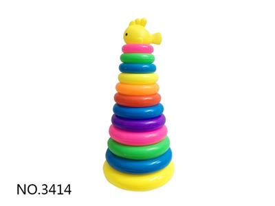 12 bottle blowing ring (fish) - OBL819589