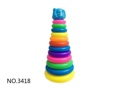 12 bottle blowing ring (with elephants) - OBL819593