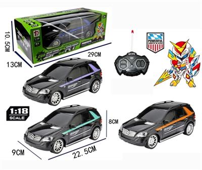 English 1:18 Mercedes remote control car (cross) - OBL819668
