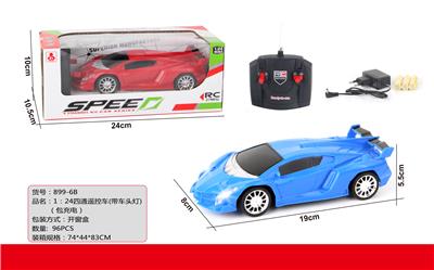 1:24四通遥控车（带车头灯）(包充电) - OBL819790