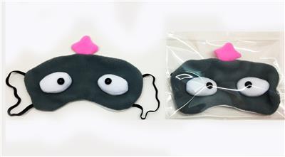 Cartoon shark velvet eye mask - OBL819827