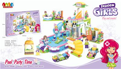 时尚女孩-游池派对 - OBL819909